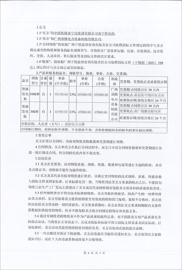 柴油發電機組銷售